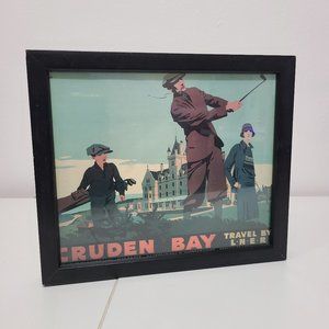 Travel by LNER Golf Father and Son Golfing Photo and Picture Frame